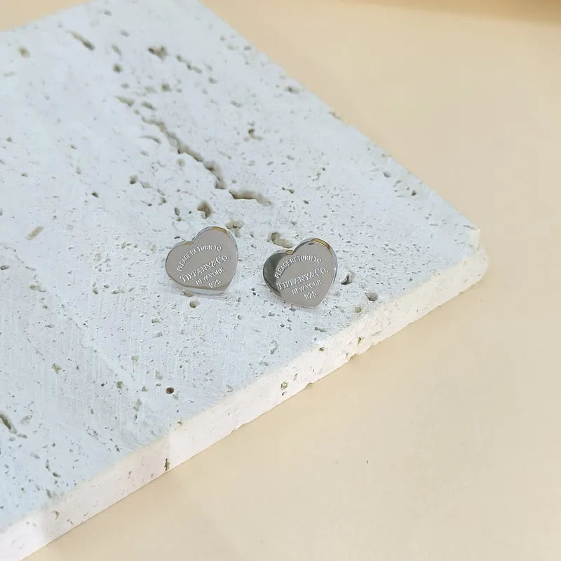 Return to Sender Stud Earrings- Silver