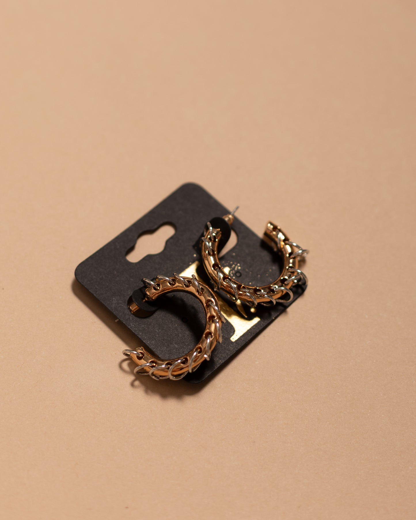 Molten Edge Hoop Earrings