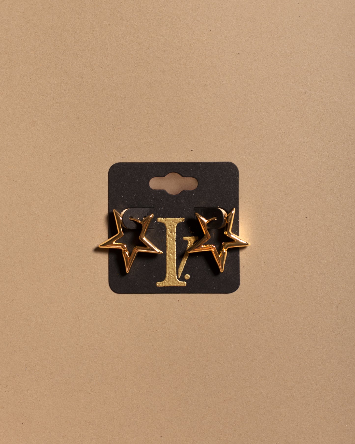 Star Sighted Earrings- Gold