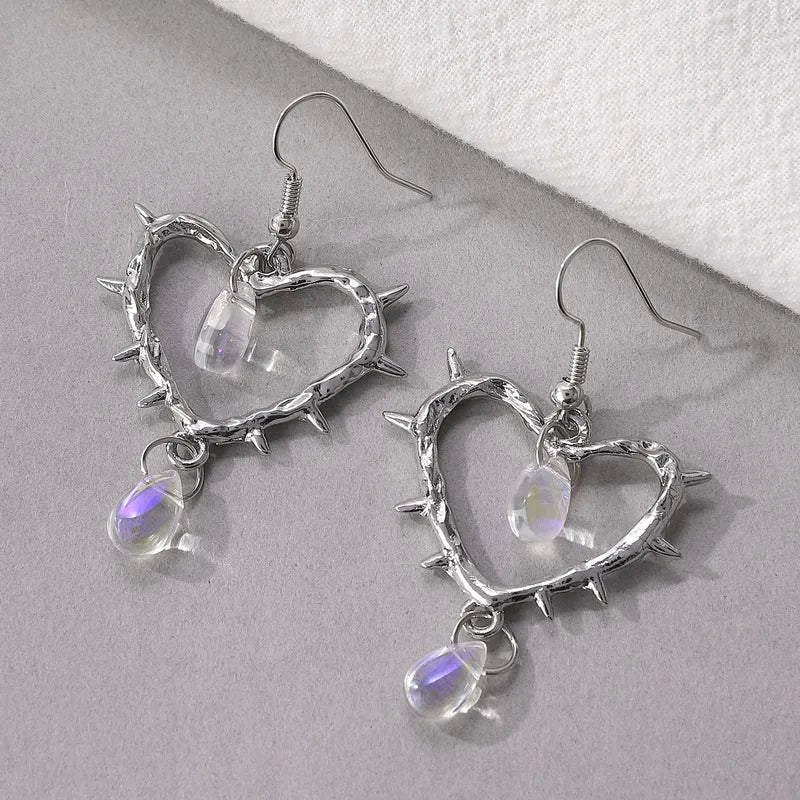 Protective Heart Earrings