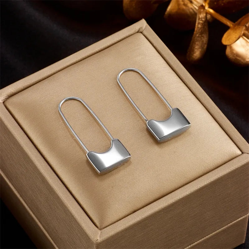 Love on Lock Down Earrings- Silver