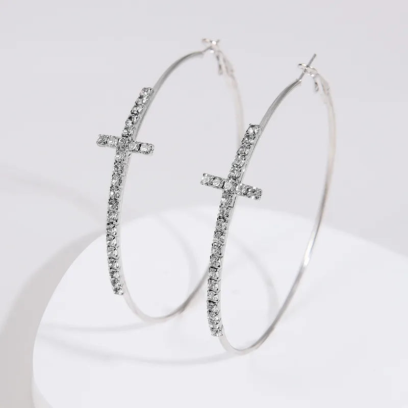 Holy Energy Hoops- Silver