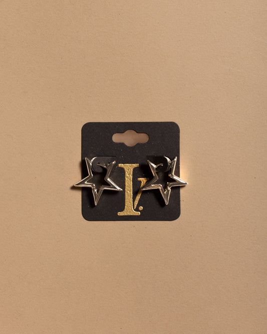 Star Sighted Earrings- Silver