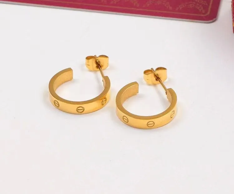 Carti-Hey Hoops Earrings- Gold